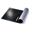 Dacasso Black Bonded Leather 32" x 15" Desk Mat/Desk Pad - No Core Rollable PR-1448